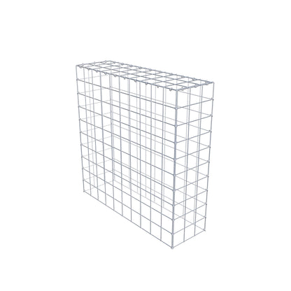 Extra gabion typ 3 100 cm x 100 cm x 30 cm (L x H x D), maskstorlek 10 cm x 10 cm, C-ring