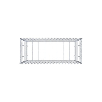 Opvokset gabion type 3 100 cm x 100 cm x 40 cm (L x H x D), maskestørrelse 10 cm x 10 cm, spiral