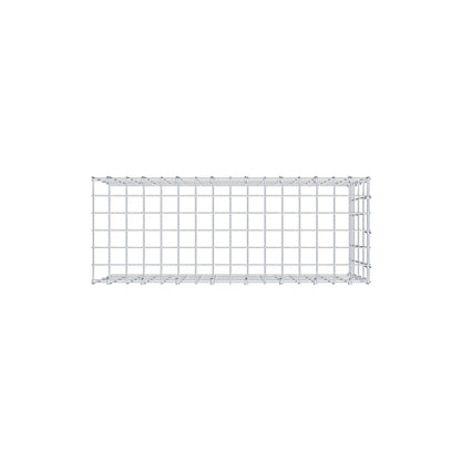 Anbaugabione Typ 4 80 cm x 40 cm x 30 cm (L x H x T), Maschenweite 5 cm x 10 cm, C-Ring
