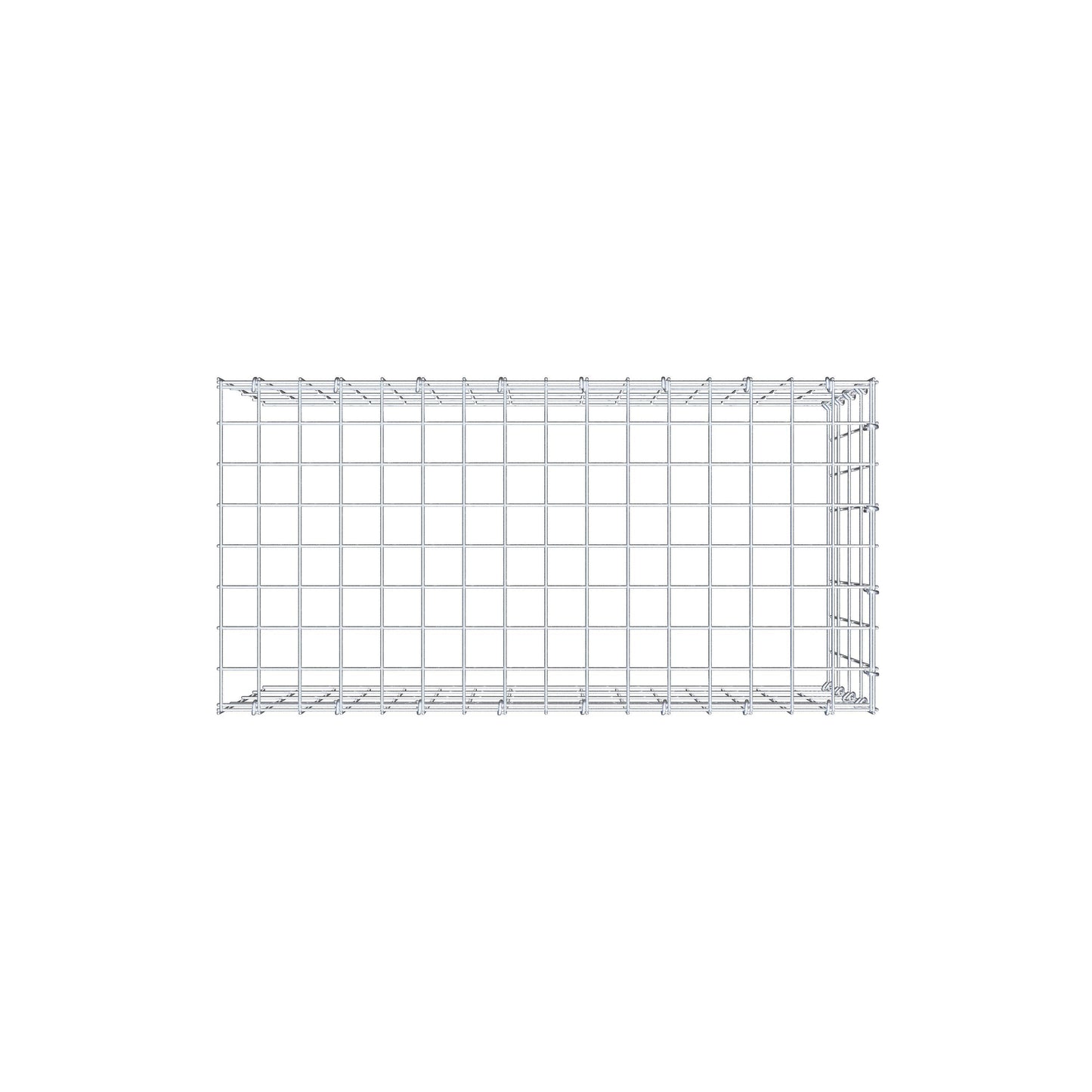 Pile aggiuntivo tipo 4 80 cm x 40 cm x 40 cm (L x H x P), maglia 5 cm x 10 cm, anello a C