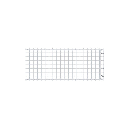 Mounted gabion type 4 100 cm x 20 cm x 40 cm (L x H x D), mesh size 5 cm x 10 cm, C-ring