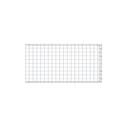 Type 4 oplegkorf 100 cm x 20 cm x 50 cm (L x H x D), maaswijdte 5 cm x 10 cm, C-ring