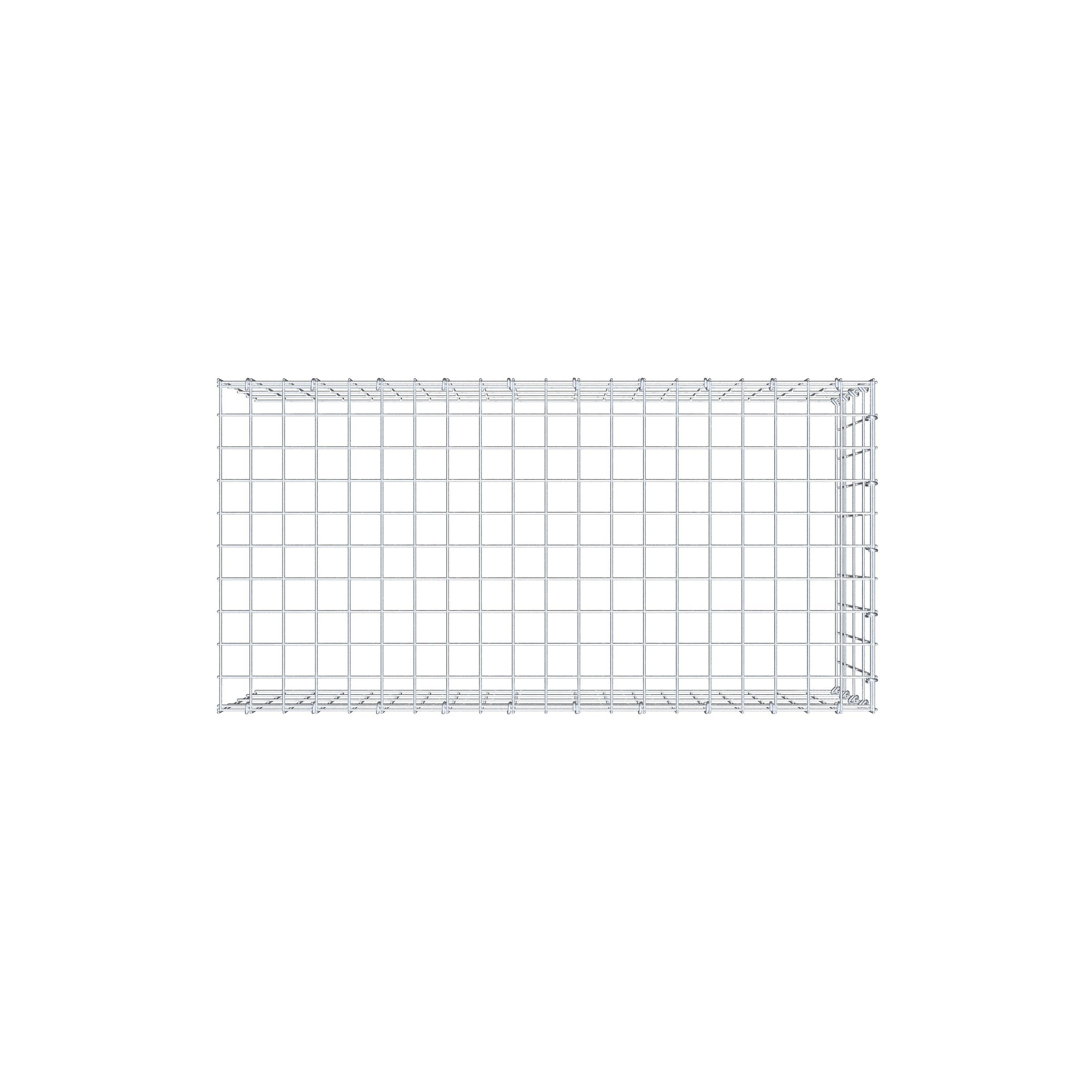 Pile aggiuntivo tipo 4 100 cm x 40 cm x 50 cm (L x H x P), maglia 5 cm x 10 cm, anello a C