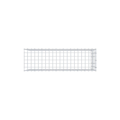 Monteret gabion type 4 100 cm x 50 cm x 30 cm (L x H x D), maskestørrelse 5 cm x 10 cm, C-ring