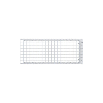 Monteret gabion type 4 100 cm x 50 cm x 40 cm (L x H x D), maskestørrelse 5 cm x 10 cm, C-ring