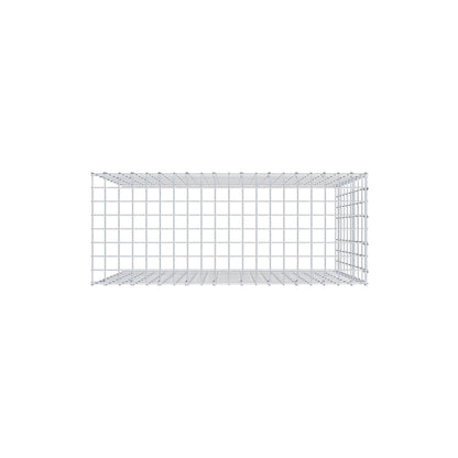 Mounted gabion type 4 100 cm x 90 cm x 40 cm (L x H x D), mesh size 5 cm x 10 cm, C-ring