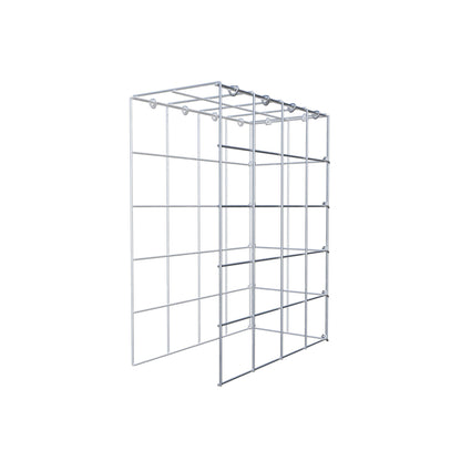 Anbaugabione Typ 4 50 cm x 40 cm x 20 cm (L x H x T), Maschenweite 10 cm x 10 cm, C-Ring