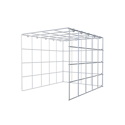 Fourche rapportée type 4 50 cm x 40 cm x 40 cm (L x H x P), mailles 10 cm x 10 cm, anneau C