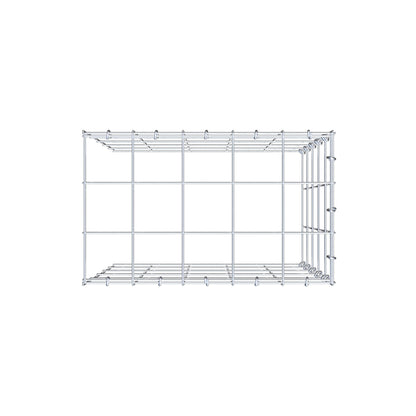 Gavión adicional tipo 4 50 cm x 50 cm x 30 cm (L x A x P), malla 10 cm x 10 cm, anillo en C