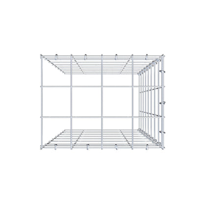 Gavión adicional tipo 4 80 cm x 40 cm x 30 cm (L x A x P), malla 10 cm x 10 cm, anillo en C