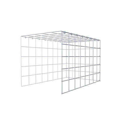 Pila adicional tipo 4 80 cm x 50 cm x 50 cm (L x A x P), malla 10 cm x 10 cm, anillo en C