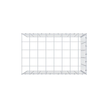 Pila adicional tipo 4 80 cm x 50 cm x 50 cm (L x A x P), malla 10 cm x 10 cm, anillo en C