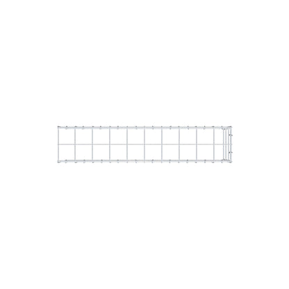 Gabbione aggiuntivo tipo 4 100 cm x 30 cm x 20 cm (L x H x P), maglia 10 cm x 10 cm, anello a C