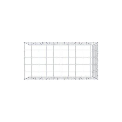 Mounted gabion type 4 100 cm x 50 cm x 50 cm (L x H x D), mesh size 10 cm x 10 cm, C-ring