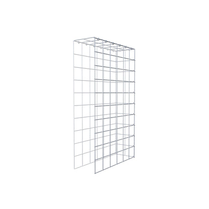 Mounted gabion type 4 100 cm x 60 cm x 20 cm (L x H x D), mesh size 10 cm x 10 cm, C-ring
