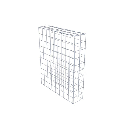 Gabbione aggiuntivo tipo 4 100 cm x 80 cm x 20 cm (L x H x P), maglia 10 cm x 10 cm, anello a C