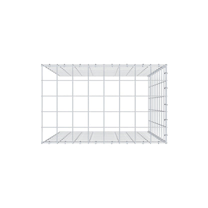 Anbaugabione Typ 4 100 cm x 80 cm x 50 cm (L x H x T), Maschenweite 10 cm x 10 cm, C-Ring