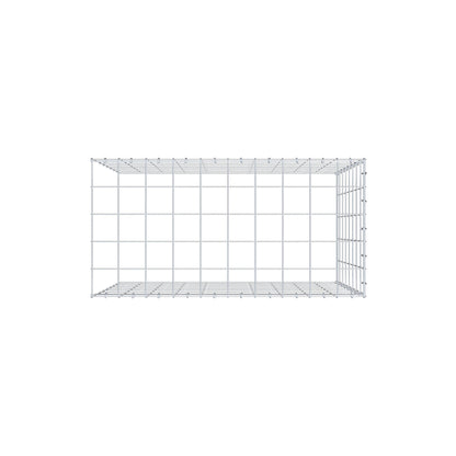 Anbaugabione Typ 4 100 cm x 80 cm x 50 cm (L x H x T), Maschenweite 10 cm x 10 cm, C-Ring