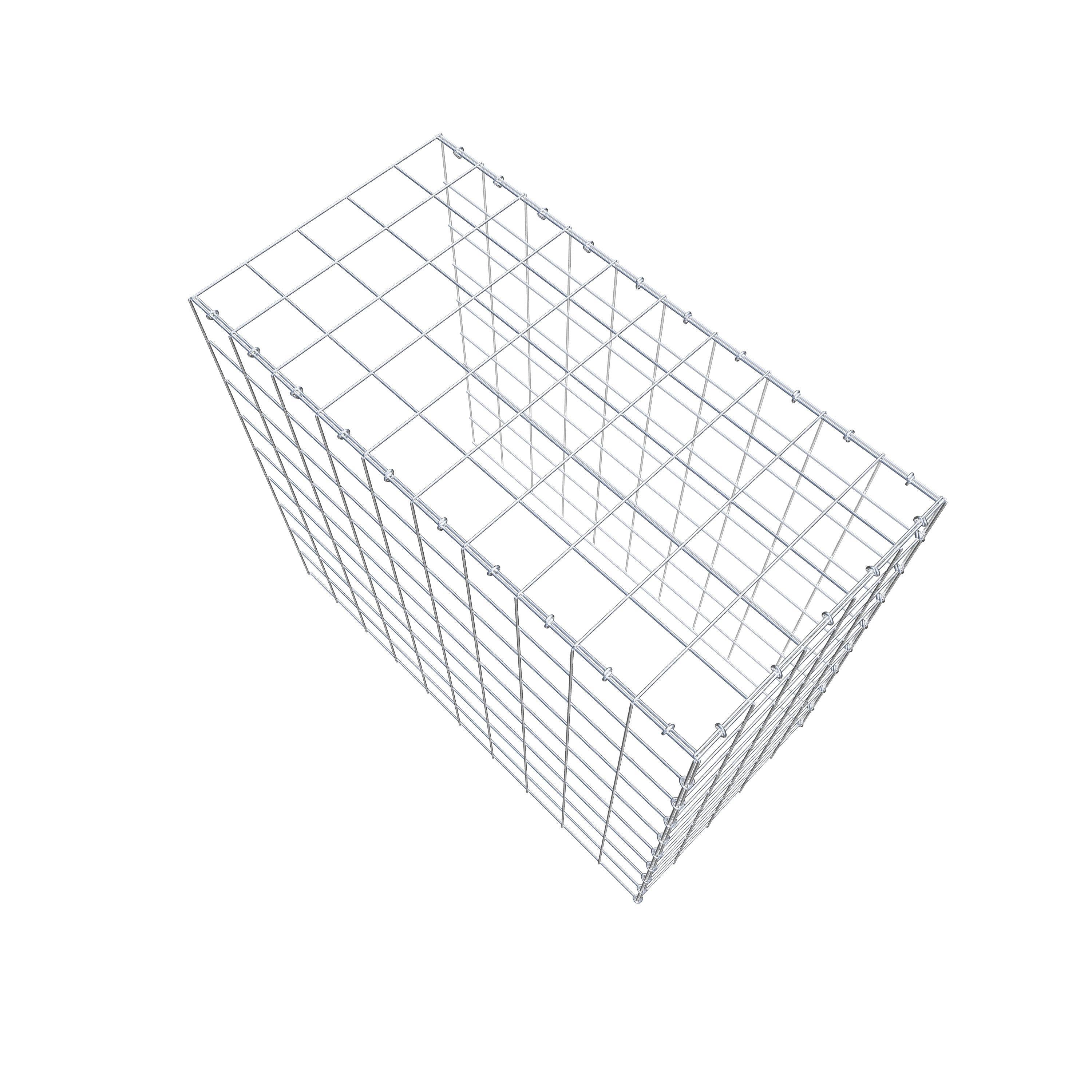 Gabião Tipo 4 100 cm x 90 cm x 50 cm (C x A x P), malhagem 10 cm x 10 cm, anel C