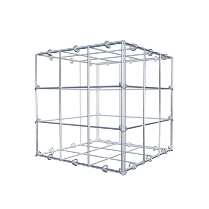 Gabion 30 cm x 30 cm x 30 cm (L x H x P), maille 10 cm x 10 cm, anneau en C