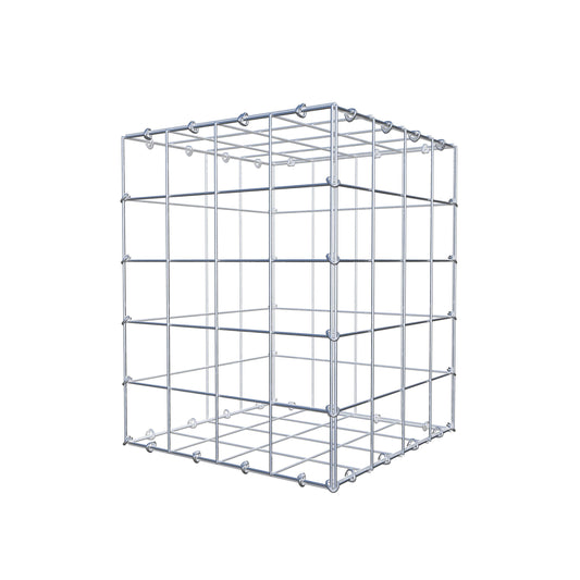 Gabion 50 cm x 40 cm x 40 cm (L x H x P), mailles 10 cm x 10 cm, anneau en C