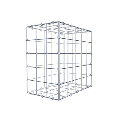 Gabion 50 cm x 50 cm x 30 cm (L x H x D), mesh size 10 cm x 10 cm, C-ring