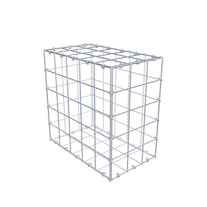 Gabion 50 cm x 50 cm x 30 cm (L x H x D), mesh size 10 cm x 10 cm, C-ring