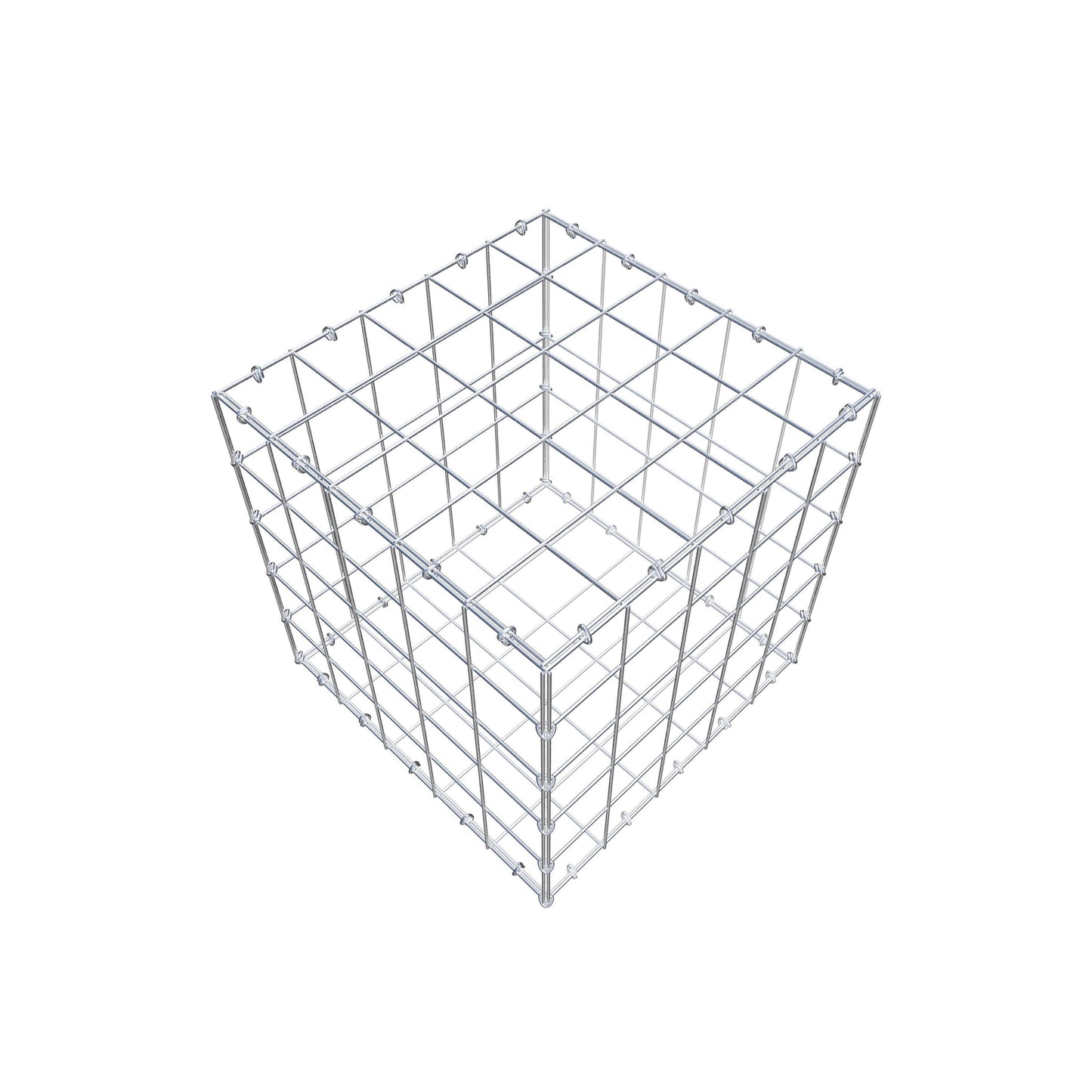 Gabion 50 cm x 50 cm x 50 cm (L x H x D), maskstorlek 10 cm x 10 cm, C-ring