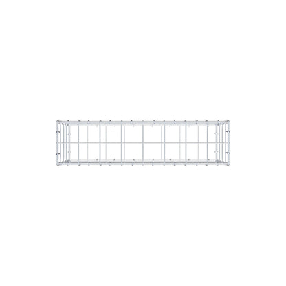 Gabione 80 cm x 40 cm x 20 cm (L x H x T), Maschenweite 10 cm x 10 cm, C-Ring