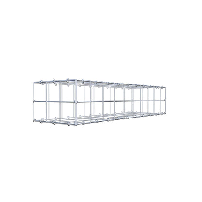 Gabione 100 cm x 20 cm x 30 cm (L x H x T), Maschenweite 10 cm x 10 cm, C-Ring