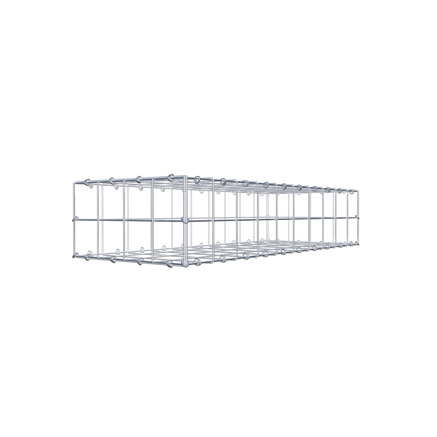 Schanskorf 100 cm x 20 cm x 40 cm (L x H x D), maaswijdte 10 cm x 10 cm, C-ring
