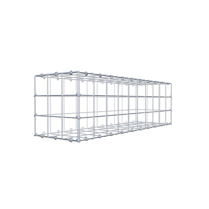 Gabion 100 cm x 30 cm x 30 cm (L x H x D), maskstorlek 10 cm x 10 cm, C-ring