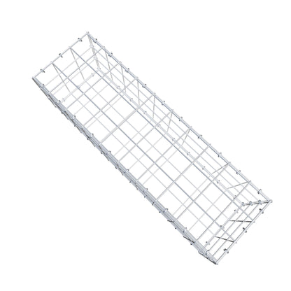 Gabion 100 cm x 30 cm x 30 cm (L x H x D), maskstorlek 10 cm x 10 cm, C-ring