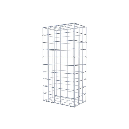 Gabion 100 cm x 30 cm x 50 cm (L x H x D), maskstorlek 10 cm x 10 cm, C-ring