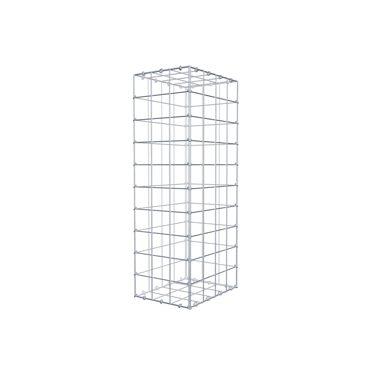 Gabion 100 cm x 40 cm x 30 cm (L x H x D), maskestørrelse 10 cm x 10 cm, C-ring
