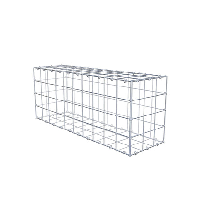 Gabion 100 cm x 40 cm x 30 cm (L x H x D), maskestørrelse 10 cm x 10 cm, C-ring