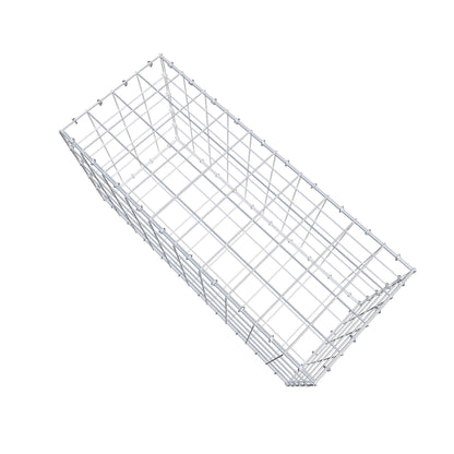 Gabion 100 cm x 50 cm x 40 cm (L x H x D), mesh size 10 cm x 10 cm, C-ring