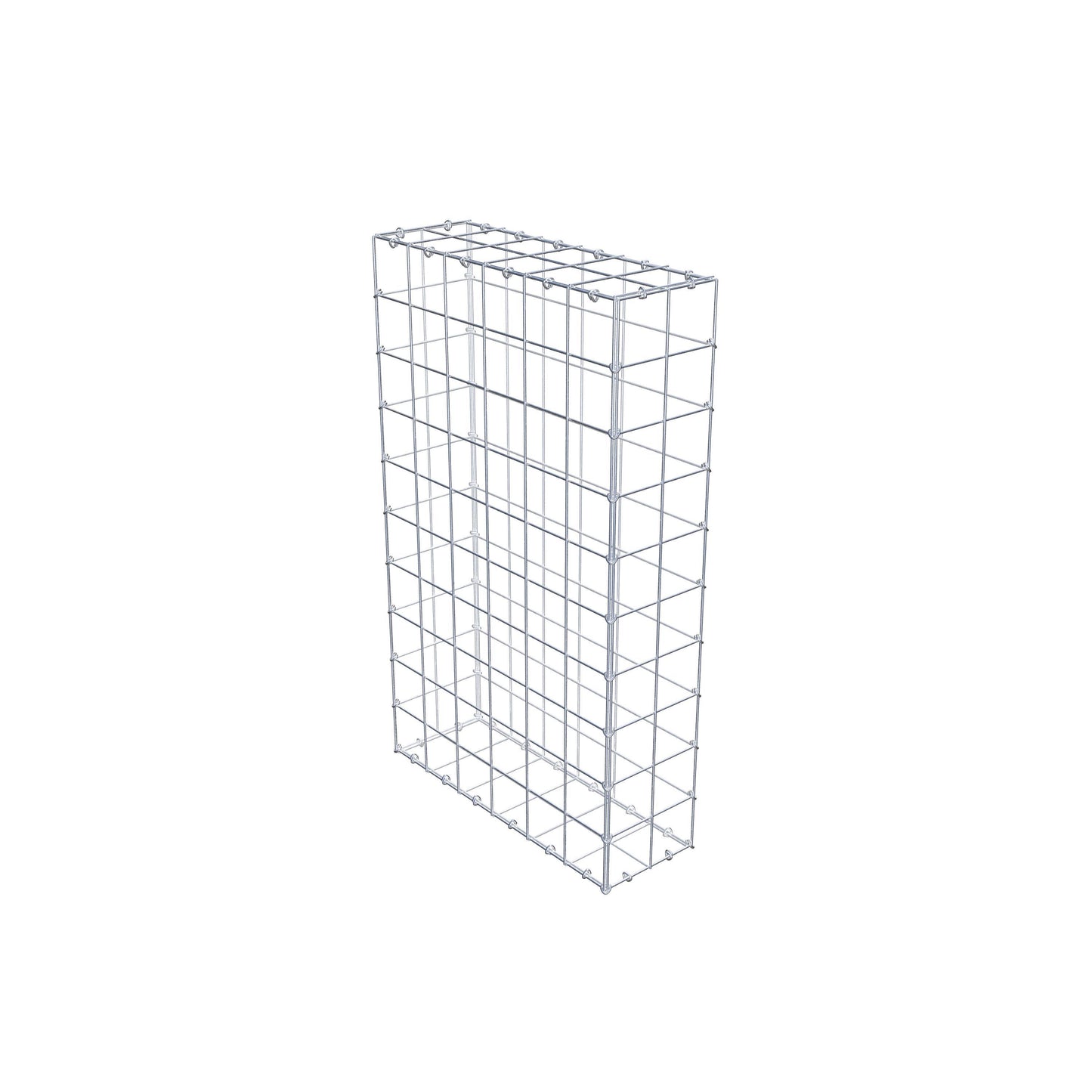 Gabion 100 cm x 60 cm x 20 cm (L x H x D), maskestørrelse 10 cm x 10 cm, C-ring