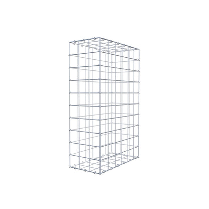 Gabion 100 cm x 60 cm x 30 cm (L x H x D), maskestørrelse 10 cm x 10 cm, C-ring
