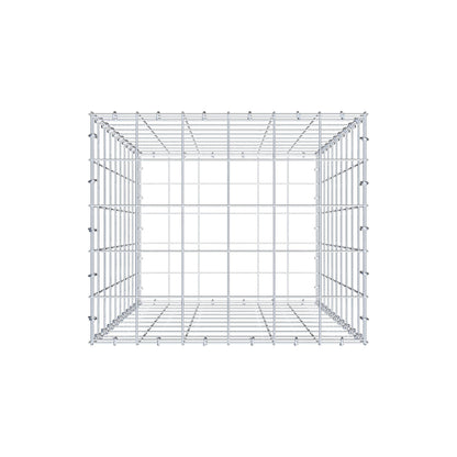 Gavión 100 cm x 60 cm x 50 cm (L x A x P), malla 10 cm x 10 cm, anillo en C