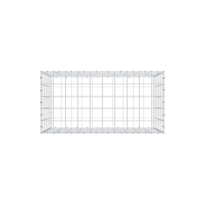 Gavión 100 cm x 60 cm x 50 cm (L x A x P), malla 10 cm x 10 cm, anillo en C