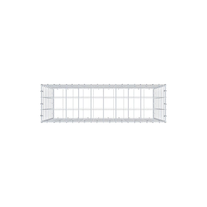 Gabion 100 cm x 70 cm x 30 cm (L x H x D), mesh size 10 cm x 10 cm, C-ring