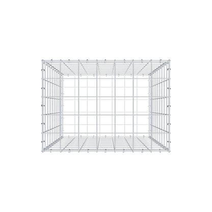 Gabbione 100 cm x 70 cm x 50 cm (L x H x P), maglia 10 cm x 10 cm, anello a C