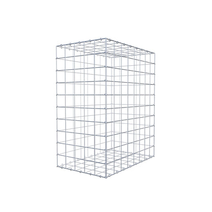 Gabion 100 cm x 80 cm x 50 cm (L x H x P), mailles 10 cm x 10 cm, anneau en C