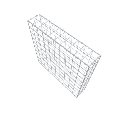 Gabion 100 cm x 100 cm x 20 cm (L x H x P), mailles 10 cm x 10 cm, anneau en C