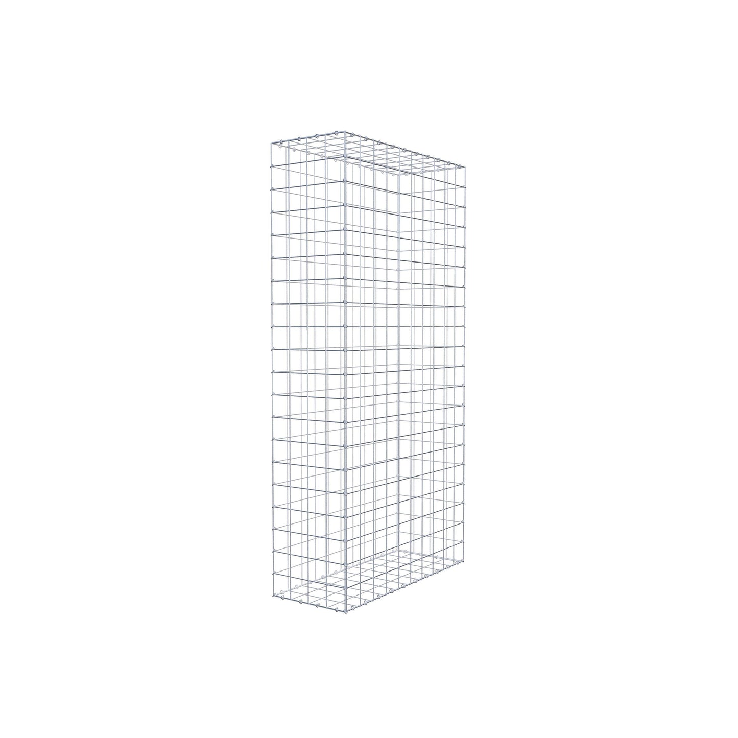 Gabion 200 cm x 100 cm x 40 cm (L x H x P), mailles 10 cm x 10 cm, anneau en C