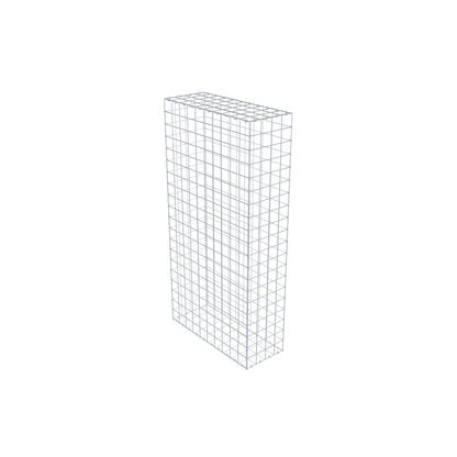 Gabion 200 cm x 100 cm x 40 cm (L x H x P), mailles 10 cm x 10 cm, anneau en C