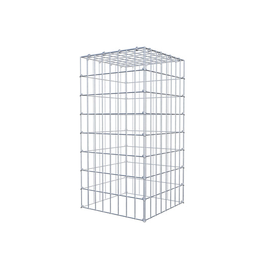 Anbaugabione Typ 3 80 cm x 40 cm x 40 cm (L x H x T), Maschenweite 5 cm x 10 cm, C-Ring