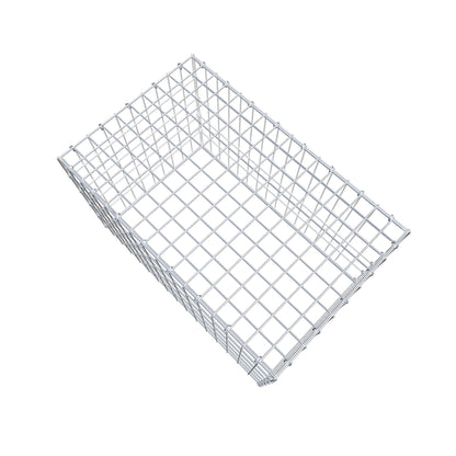 Mounted gabion type 3 80 cm x 50 cm x 50 cm (L x H x D), mesh size 5 cm x 10 cm, C-ring