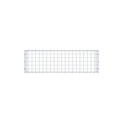 Mounted gabion type 3 100 cm x 20 cm x 30 cm (L x H x D), mesh size 5 cm x 10 cm, C-ring